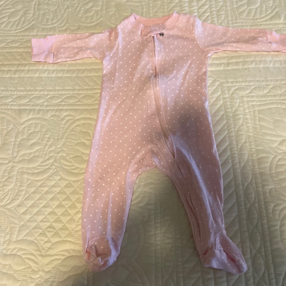 Pink poke a doted sleeper